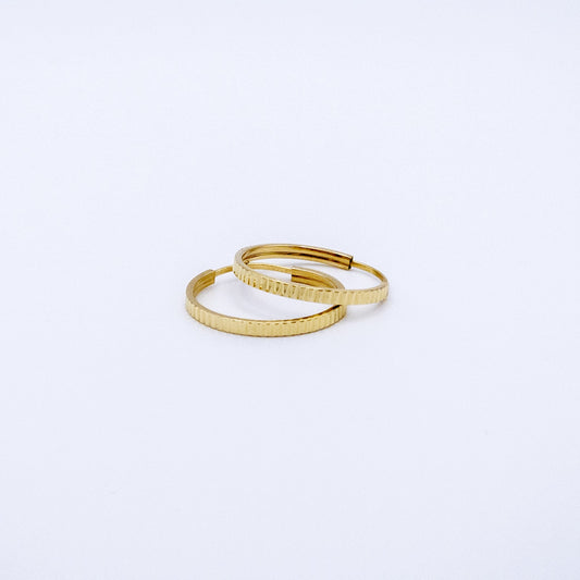 14ct Gold Hoop Earrings