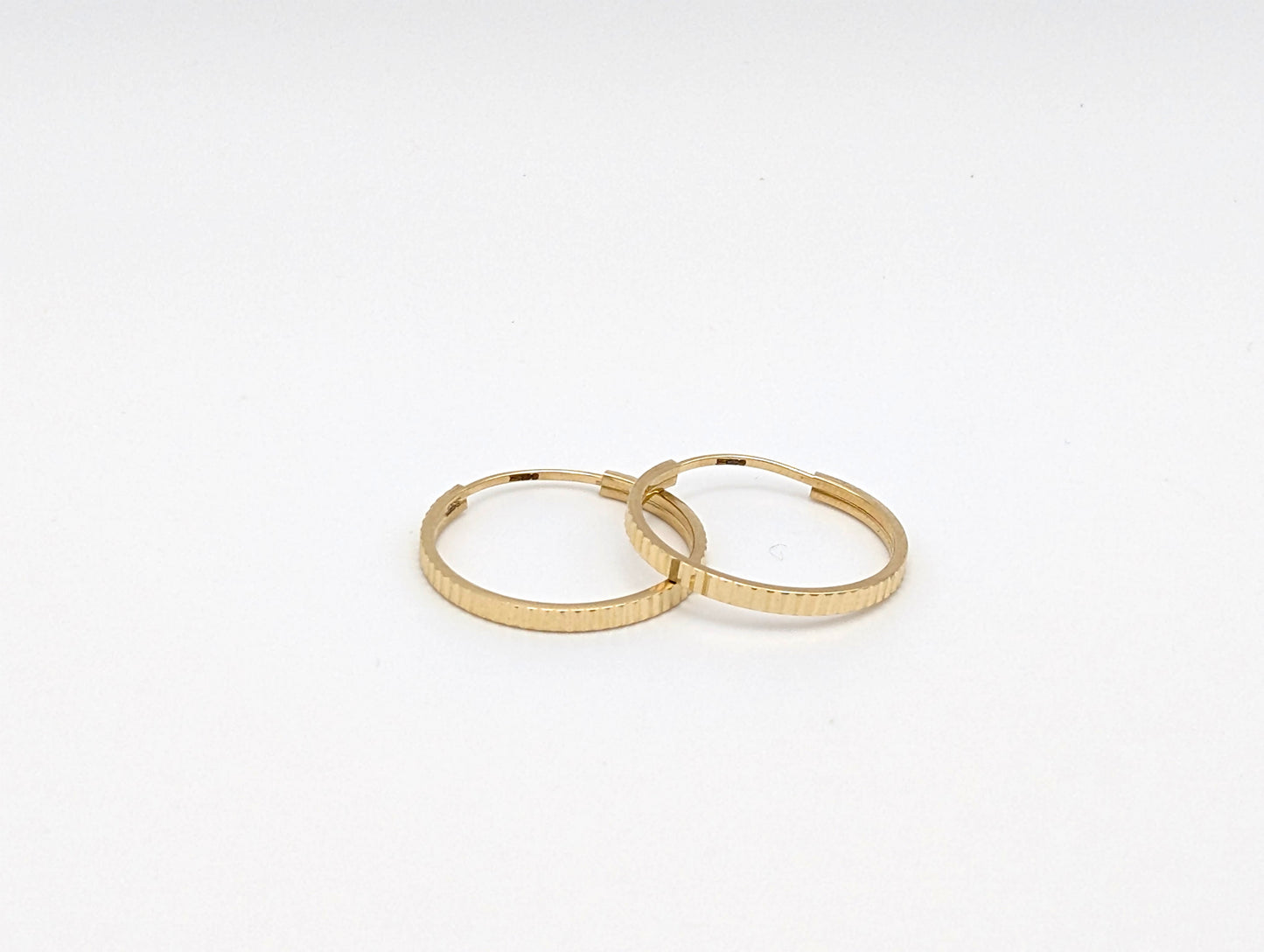 14ct Yellow Gold Hoop Earrings