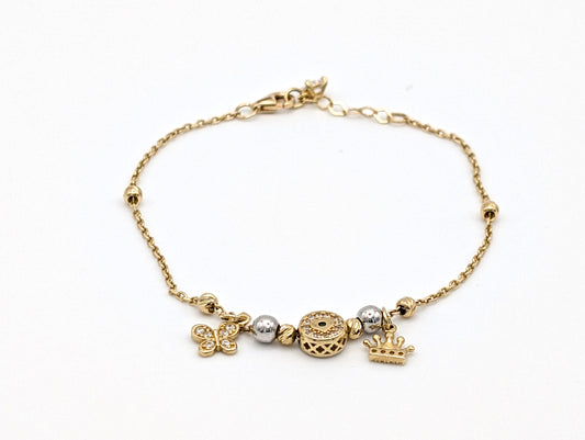 14ct Yellow Gold Ladies Bracelet