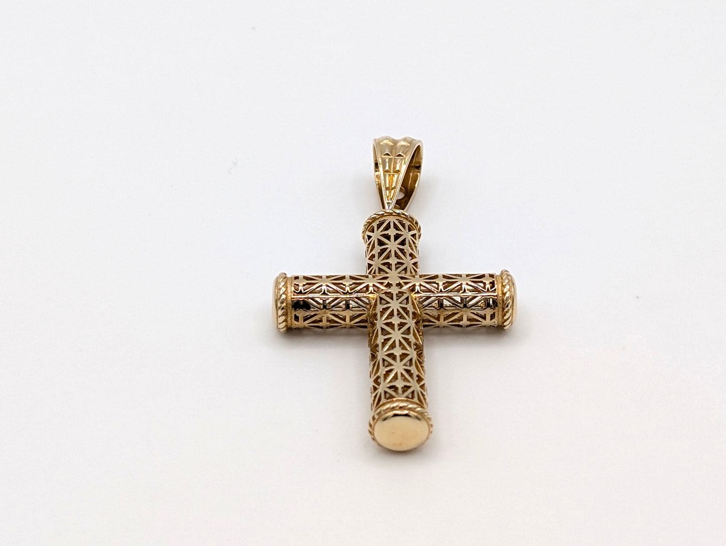 14ct Yellow Gold Crucifix Pendant