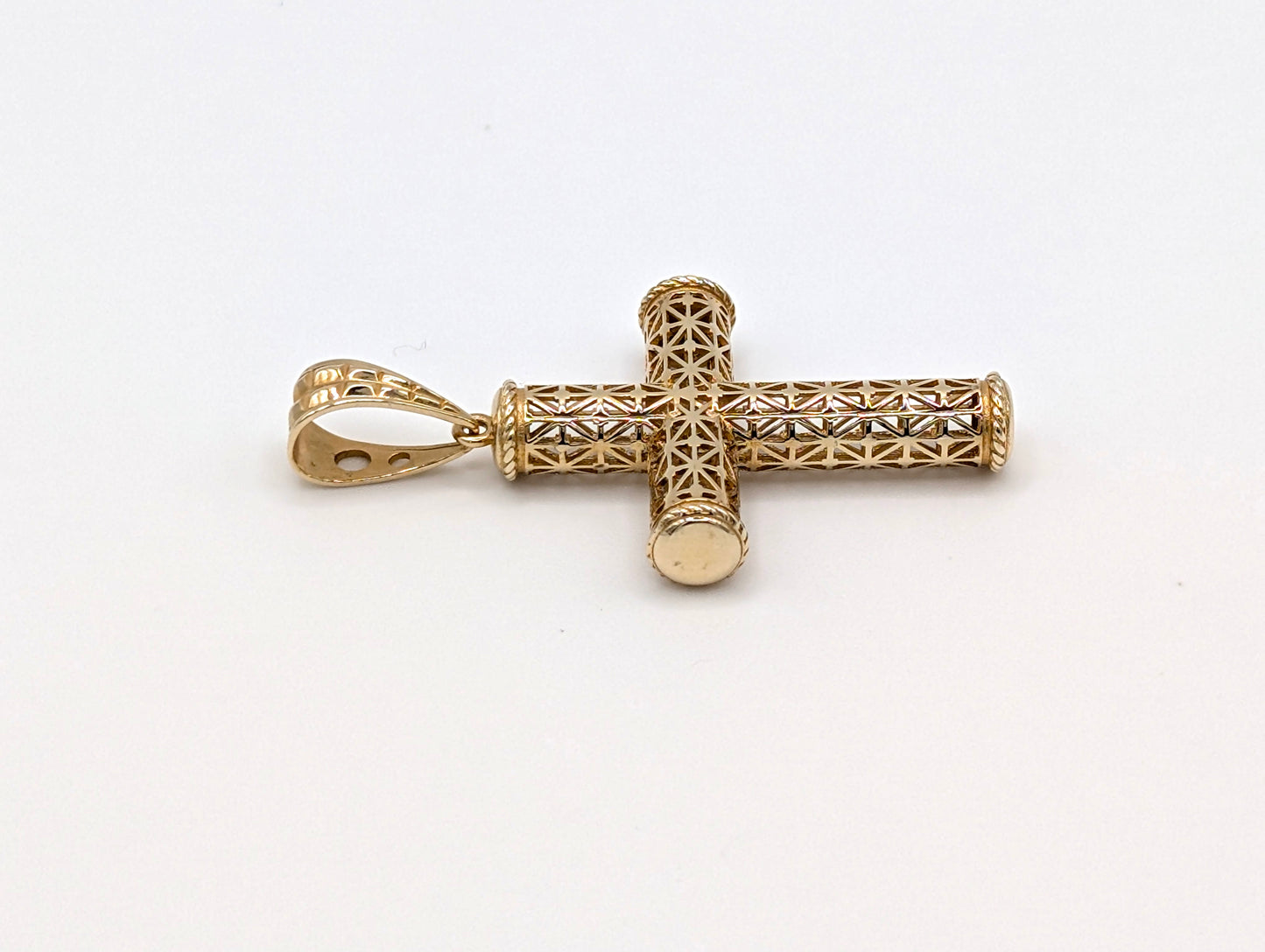 14ct Yellow Gold Crucifix Pendant