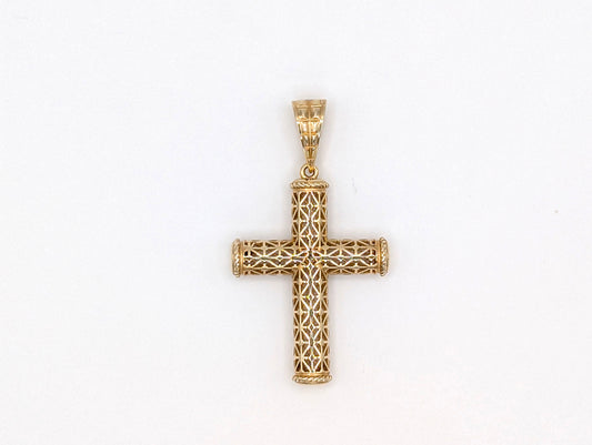 14ct Yellow Gold Crucifix Pendant