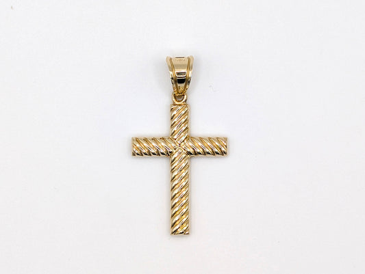 14ct Yellow Gold Crucifix Pendant