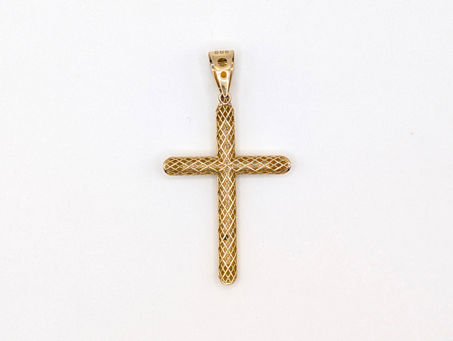 14ct Yellow Gold Crucifix Pendant